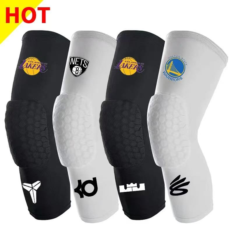 護膝 籃球護膝 蜂窩防撞 專業運動護具 裝備長款護腿膝蓋 男女 兒童 高彈透氣膝蓋護具