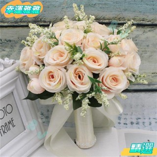 【驚喜】韓係手捧花 新娘花束手捧花新娘韓式婚禮結婚模擬花束森係婚紗攝影拍照道具手捧花 外拍 影樓拍攝花 永生花