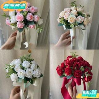 【驚喜】新娘手捧花手捧花新娘韓式婚禮結婚模擬花束森係婚紗攝影拍照道具手捧花 結婚禮手花 婚禮捧花 婚紗攝影