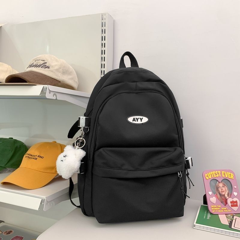 （新店特惠）校園書包大學生大容量高中生雙肩包初中生高中學生簡約背包百搭 30HX