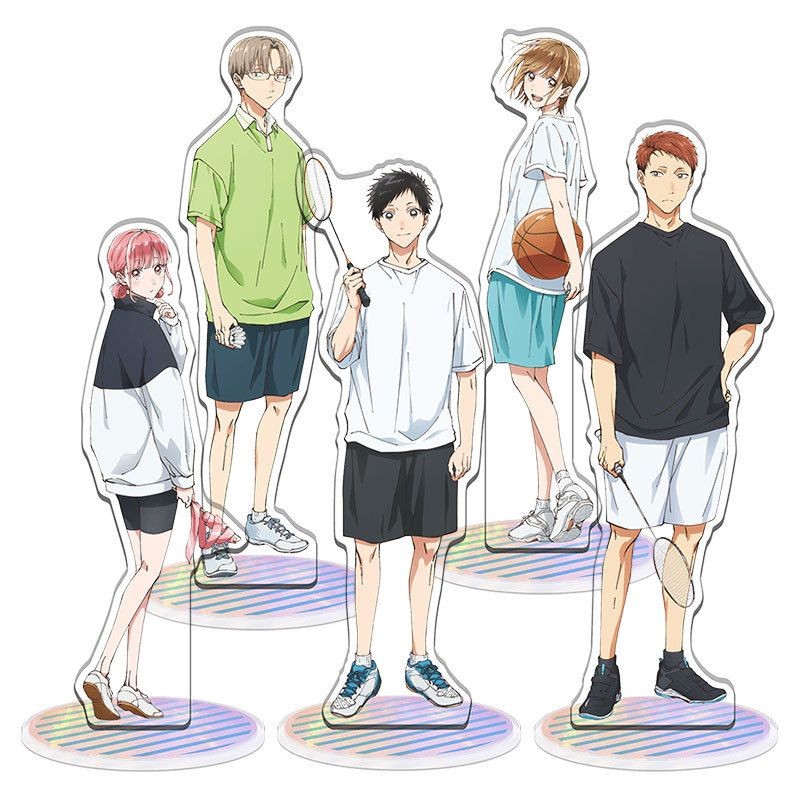 🌈桃園 鹿野千夏 立牌 青春之箱 週邊 青春之箱 鑰匙扣 藍箱Blue Box穀子店動漫週邊亞克力立牌蝶野雛鹿野千夏 L