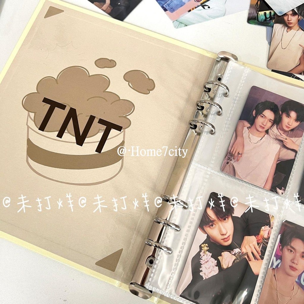 🔥現款免運🔥TNT時代少年團周邊 TNT相冊韓系簡約ins風卡通卡冊小卡收納大容量可愛學生女追星專輯 交換禮物