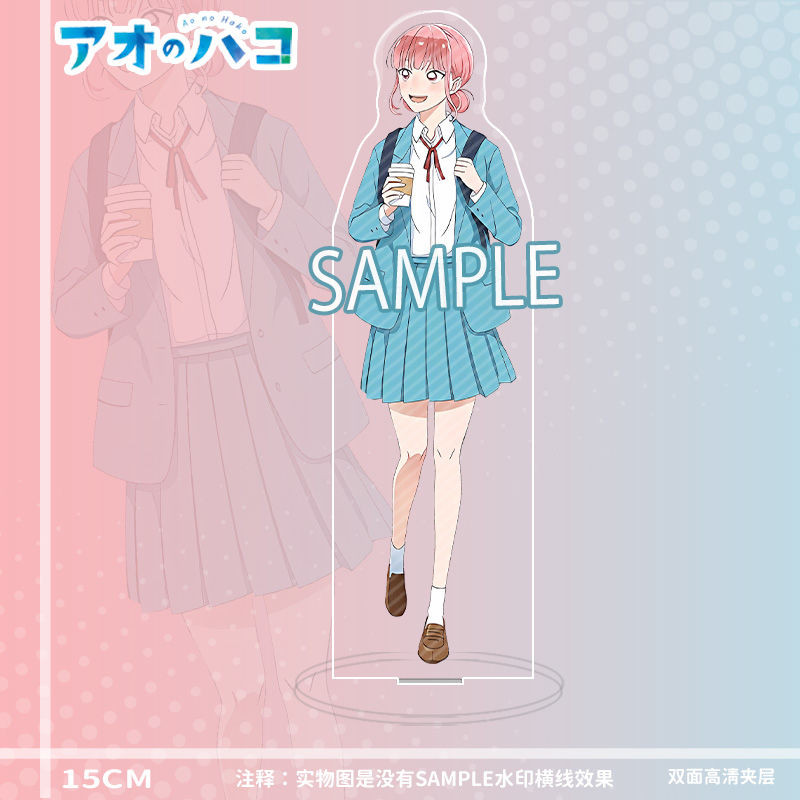 🌈桃園 鹿野千夏 立牌 擺件 青春之箱 週邊 聯動青之箱商務休閒款藍箱立牌鹿野千夏蝶野雛大喜菖蒲 IPH8