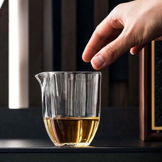 【4540人好評】梅花玻璃公道杯茶漏分茶器耐熱茶杯功夫茶具透明公道杯茶杯茶海 Z4MJ