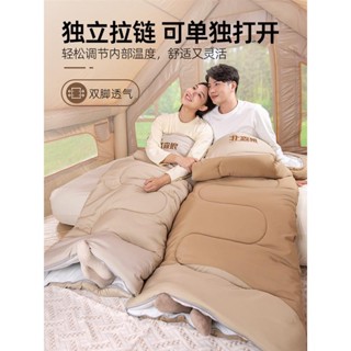 🚀限時特賣🚀睡袋戶外成人露營冬季防寒四季通用被子兩用輕量化車用單雙人加厚