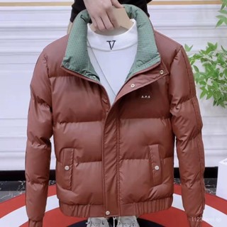 【默默優選店】痞帥立領羽絨棉服男士冬季加厚保暖棉襖2025新款潮牌短款棉衣外套