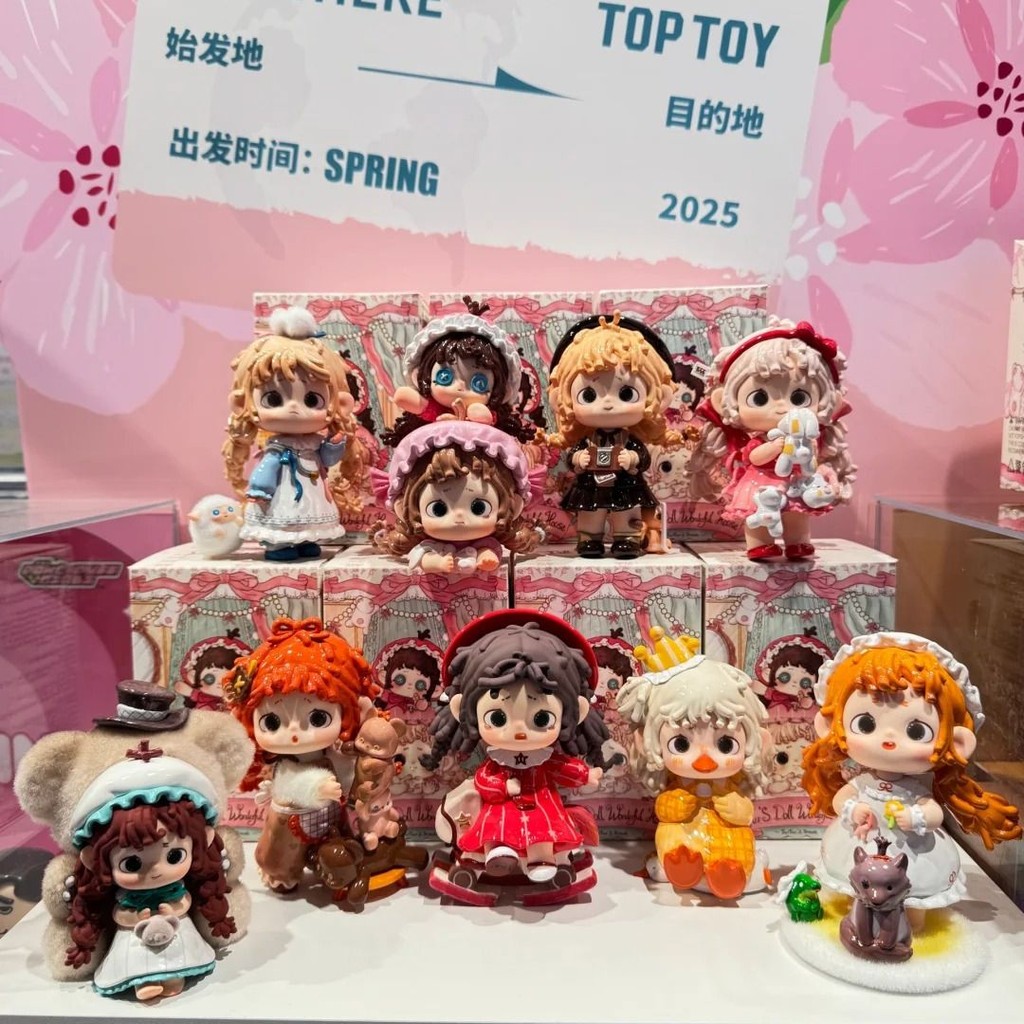 Heyone黑玩芙芙四代盲盒 盒玩 芙芙玩偶妙妙屋系列 卷毛線女孩 生日禮物