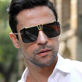 2024 New Men Sunglasses 大框太陽鏡男士方框墨鏡 ins太陽眼鏡潮