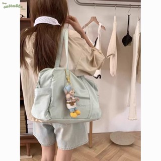 🍀臺灣出貨🍀尼龍輕便大容量休閑韓系健身包旅行袋波士頓拉鏈單肩包托特包 行李袋 旅行袋 登機包 行李包 大容量包