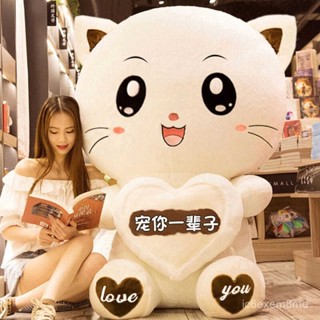 精品實惠💝可愛貓咪毛絨玩具床上睡覺女生抱枕熊公仔玩偶超軟布娃娃生日禮物 SUOZ