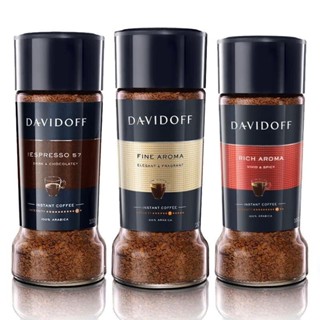 雅雅代購✨Davidoff 大衛杜夫咖啡 100g瓶裝 意式濃縮凍幹咖啡粉 速溶咖啡