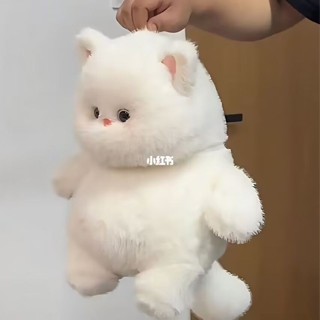 💖桃園出貨💖超萌喵它崽毛絨玩具貓咪玩偶娃娃睡覺 抱枕超軟 男女生日禮物 小白貓娃娃 睡覺抱枕 可愛靠墊 床上娃娃