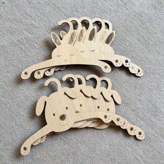 寵物衣架 迷你小衣架 寵物無痕衣架 兒童衣架 寶寶衣架 迷你衣架 狗狗衣架 貓咪衣架 小衣架ins兒童創意北歐木質衣架家