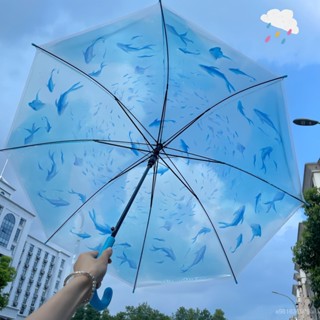 ✨桃園有貨/免運✨【1305人收藏】水族館聯名透明雨傘堅固抗風輕量高顔值小巧便攜折疊水母傘女