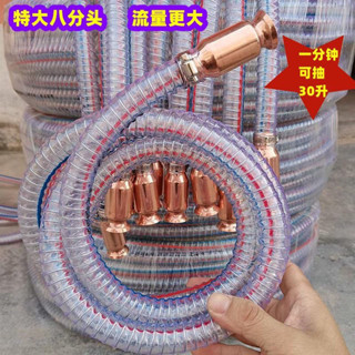✨桃園發貨✨大號抽油抽水抽尿素神器大貨車加尿素管純銅柴油自吸出手動抖一抖