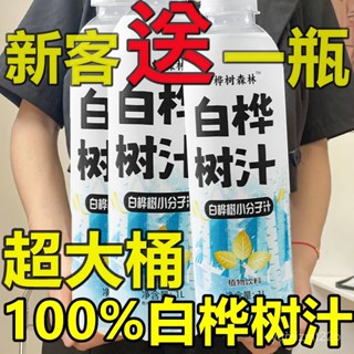 臺灣出貨 白樺樹汁 白樺樹原汁 長白山100%白樺樹汁天然飲品瓶裝0脂0卡純白樺樹汁衝飲果汁 白樺樹汁原液 飲料 7Y