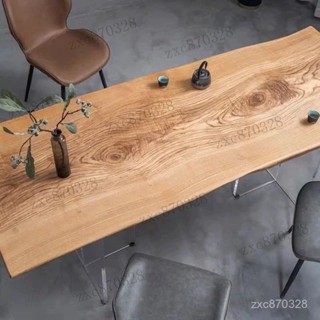 【廠家補貼-新品直降9折】亞克力懸浮實木餐桌白蠟木大闆桌陽臺茶桌家用簡約書桌工作臺辦公