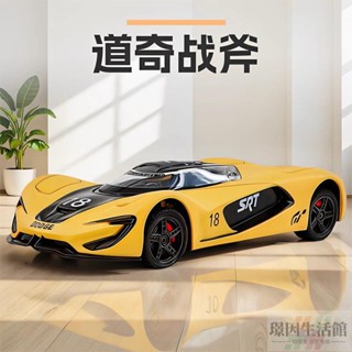 臺灣熱賣 車模 1:32 合金車 道奇 srt 戰斧 概念 跑車 聲光迴力車 玩具車 精美擺件 男生玩具車 展示櫃裝飾品