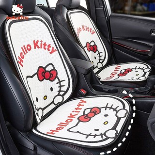 卡通汽車坐墊✨汽車坐墊夏季透氣ins網紅女神涼墊單片可愛卡通車內座墊四季通用 四季通用坐墊