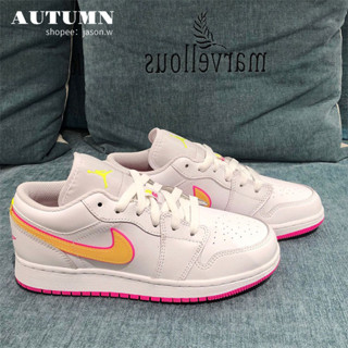 Air Jordan 1 Low （Gs）白粉黃 糖果 Cv4610-100