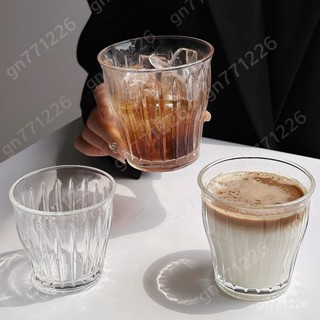 創意玻璃杯🍸 咖啡店專用Dirty杯 澳白玻璃杯 美式濃縮拿鐵杯 簡約複古ins飲品杯果汁杯 咖啡杯冷飲杯 簡約玻璃杯