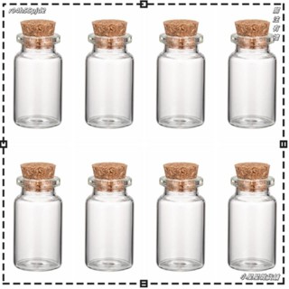 ★星期八雜貨鋪★10 件裝玻璃罐玻璃瓶帶軟木塞瓶珠容器透明 40x22 毫米內徑:13 毫米