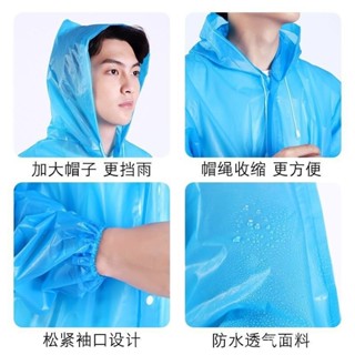 🚚桃園快速🚚簡約雨衣長款全身防暴雨成人帆布加厚耐磨耐用戶外連體防水衣雨服
