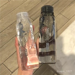 簡約風水杯 耐高溫 韓版 ins風 簡約 塑膠水杯 大容量便攜杯子 水壺 水杯 隨行吸管杯 飲料杯 吸管杯 隨行杯 環