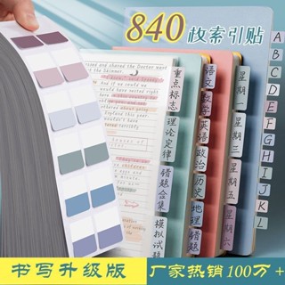 🔥臺灣出貨🔥索引貼莫蘭迪色出卡換卡打包材料貼標簽標記紙質貼紙粘性網紅便利