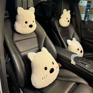 卡通西高地靠墊帕恰狗抱枕可愛座椅靠枕頭枕通用車用車載汽車枕頭