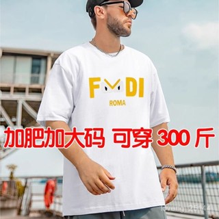 15公斤 8XL大尺碼男裝 民族風透氣中袖T恤男 胖哥短袖男款夏季純棉T恤2025新款寬鬆大碼衣服男生夏裝男士半袖