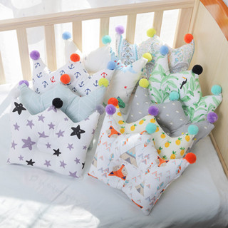 Cute Grid❤ 兒童定型枕 寶寶枕 純棉防偏頭嬰兒定型枕專為1-3歲寶寶設計
