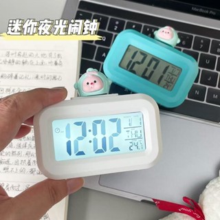 小丑魚周邊✨小丑魚夜光鬧鐘小型迷你可愛計時多功能便攜學生宿舍桌面臺鐘鐘表 遊戲周邊