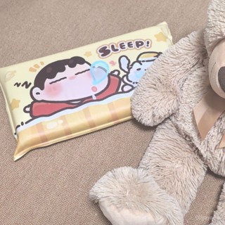 【桃園出貨】睡大覺小新冰枕頭水枕夏季兒童降溫冰涼枕大人學生午睡枕頭免註水