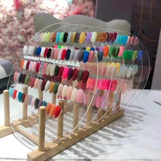 【桃園出貨】美甲色闆展示闆高階作品款式展示冊日本博主衕款亞克力防塵收納盒