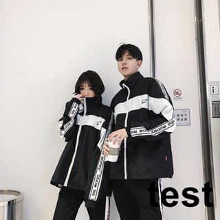★夜夜生活館★新品 春夏季韓版男士薄款夾克男情侶款學生運動寬鬆潮流防曬服外套班服CBV