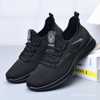 👨帥氣男神👨飛織男鞋春季shoes 男休閒鞋低幫平底鞋 休閒鞋 透氣運動鞋 平底鞋 跑步鞋 韓版潮流運動鞋 久站不纍