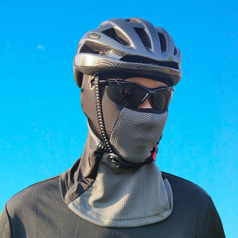 🦈漁人百寶閣🔥騎行防曬冰絲頭套男女機車夏季外賣紫外線戶外釣魚圍脖臉基尼面罩