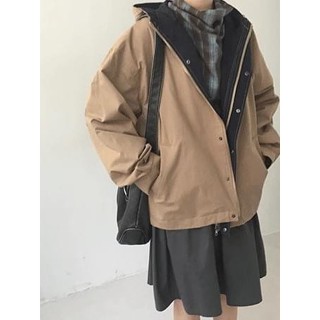 Codibook｜韓國 DAILYJOU 馬賽休閒寬鬆連帽MA-1外套［預購］夾克 女裝