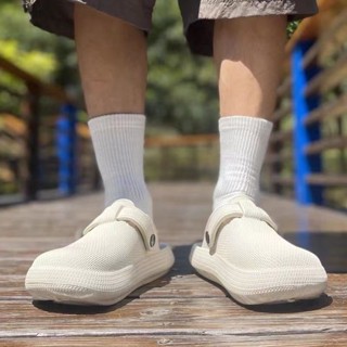 【臺灣發貨】夏季包頭拖鞋沙灘外穿涼鞋防滑半拖舒柔軟防水男女勃肯鞋懶人腳蹬 懶人拖鞋 沙灘鞋 室內拖鞋 辦公室拖鞋