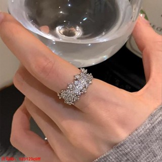 佳佳小鋪璀璨星空~精緻輕奢超閃滿天星滿鑽鋯石戒指女ins小眾設計感食指戒