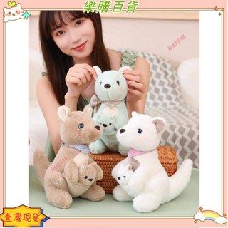 🔥臺灣出貨+發票✨48m袋鼠公仔 袋鼠娃娃 陪伴陪睡 送朋友送小孩 家庭擺件 床頭擺件靠枕 熊抱哥娃娃 拉拉熊娃娃 母