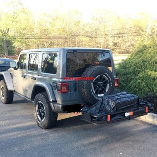 愛揚越野暢玩車尾行李框可折疊車載拖車行李框後掛式方口拖車框