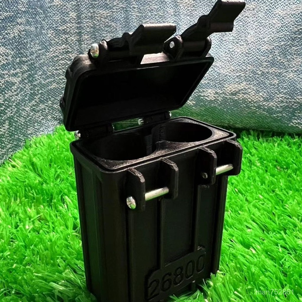 【94%好評率】18650電池收納盒21700戶外26800多功能露營輕便硬殼加厚便攜 9UWY