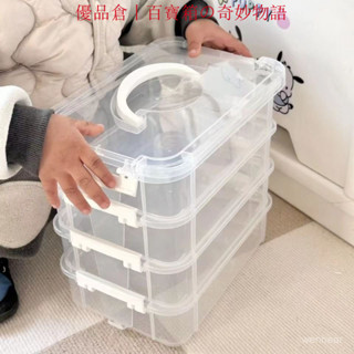 💥今日下殺價💥 積木收納盒工具分類盒子裝玩具積木小顆粒零件分格抽屜儲物整理箱