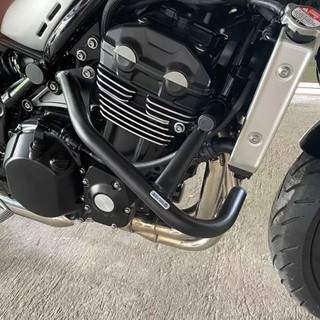 適用 川崎 Z900RS 17-25 改裝摩託車 引擎保險槓發動機防摔保護槓#