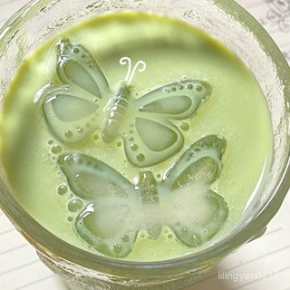蝴蝶冰塊模具家用自製飲品食用按壓凍冰格卡通蝴蝶形狀軟矽膠模型
