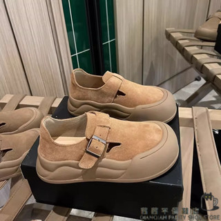【XX|茜茜 SHOP】免運老爹鞋 懶人鞋 厚底闆鞋 鬆糕鞋 休閒鞋增高鞋勃肯鞋 一腳蹬懶人單鞋 厚底百搭大頭麵包樂福鞋