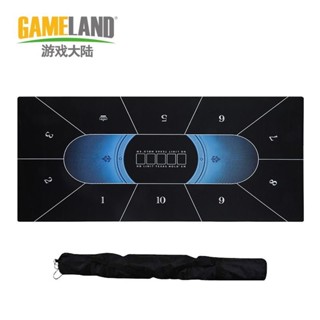 🚚臺灣有貨🚚德州撲克桌布 德州撲克桌 遊戲大陸德州撲克桌佈桌墊臺佈方形圓形籌碼橡膠墊撲克牌桌麵臺墊 I8FS VNMK