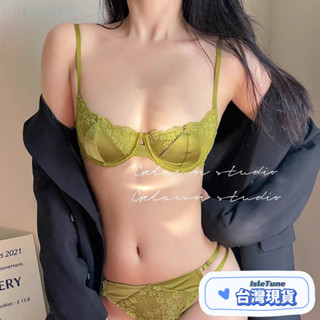 🎶小鈴音Isletune🔔推薦🔔bra 蕾絲內衣少女內衣前扣手託套裝無鋼圈 內衣性感內衣褲內衣睡眠平口內衣無鋼圈內